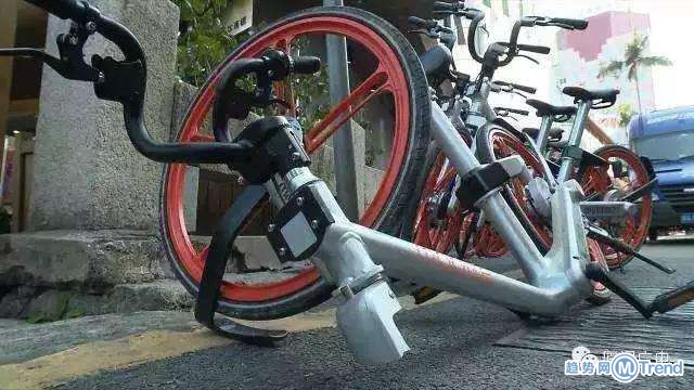 毁损共享单车人员受罚 小黄车摩拜被虐惨
