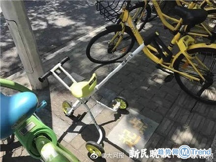 共享遛娃小车现身上海