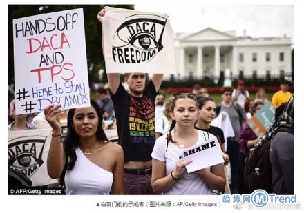 特朗普一声令下80万人梦碎 80万DACA将被逐
