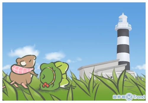 青蛙旅行明信片照片合集 呱儿子女朋友曝光？