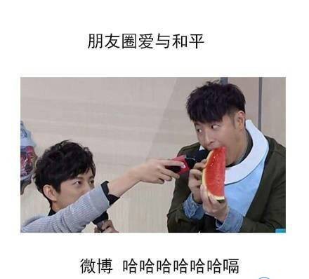 论一个人在朋友圈和在微博的区别