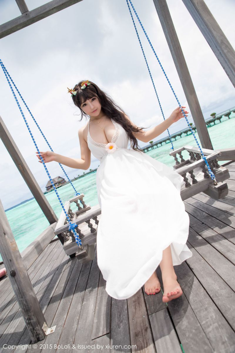 诱人红颜朱可儿朱可无圣光私拍